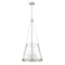 Z-Lite Prescott 4 Light Pendant, Brushed Nickel & Clear 341P18-BN - alternate 5